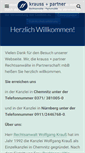 Mobile Screenshot of krauss-partner.de